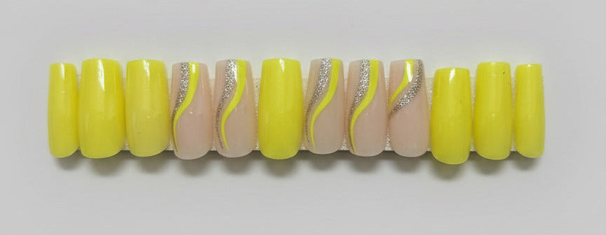 Yellow Sunshine Nails