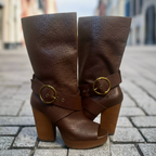 Lucky Brand - Open toe boot