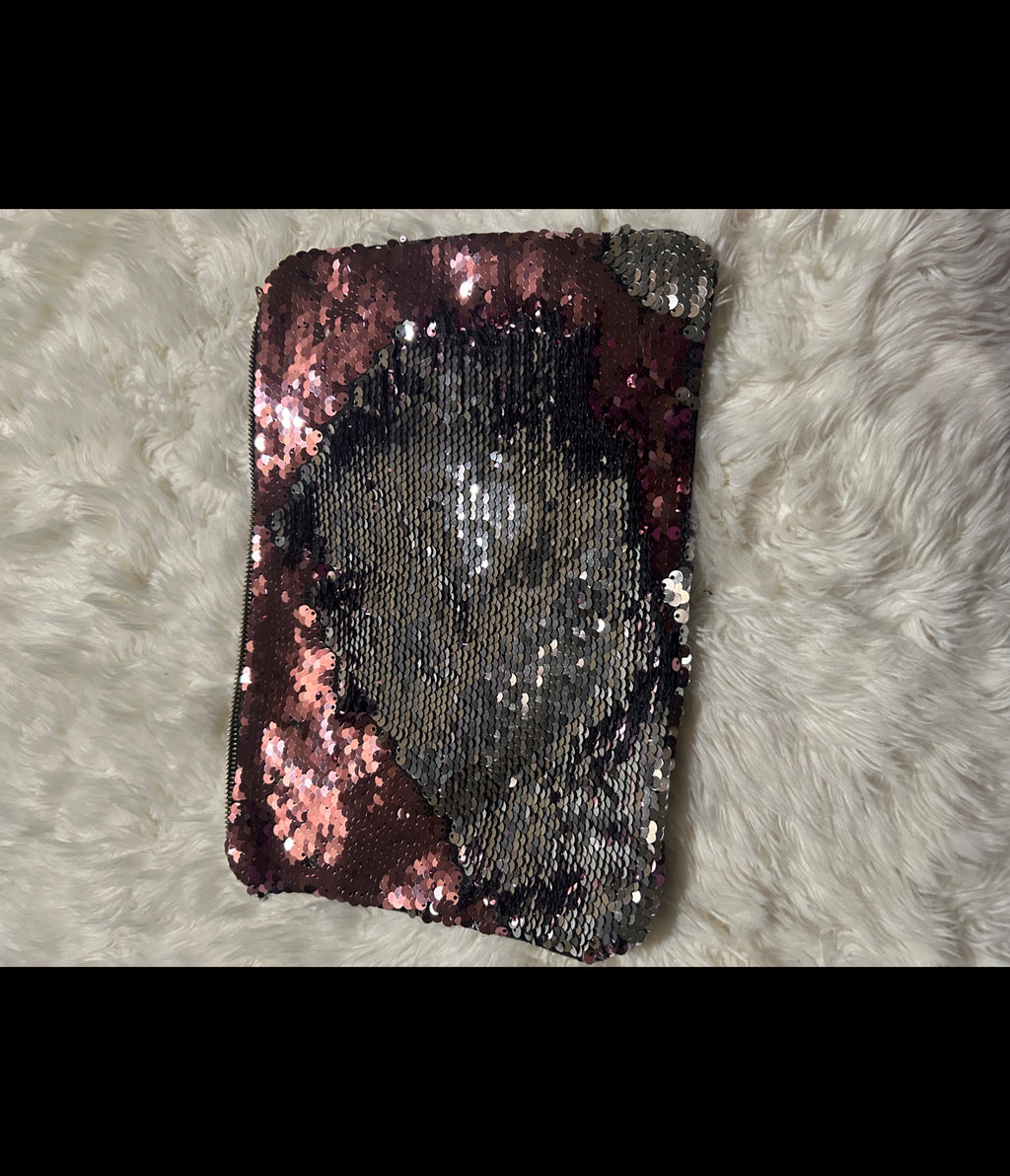 Glitter Makeup Bag