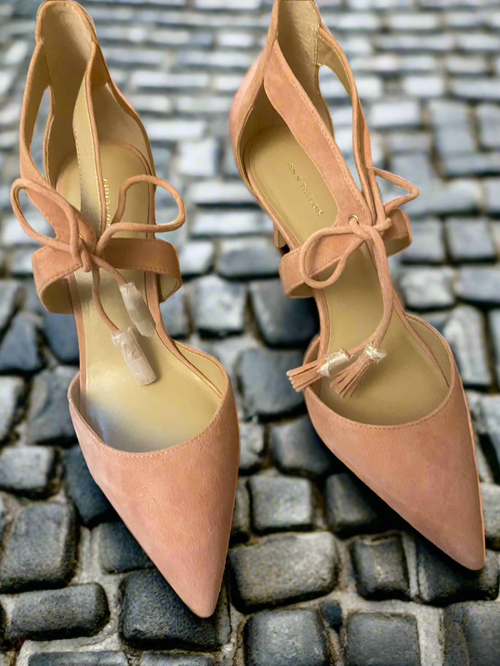 Ann Taylor Suede Tie-Up