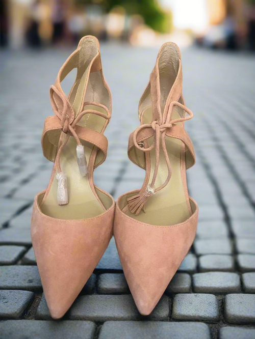 Ann Taylor Suede Tie-Up