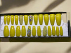Lemon  Custard Nails